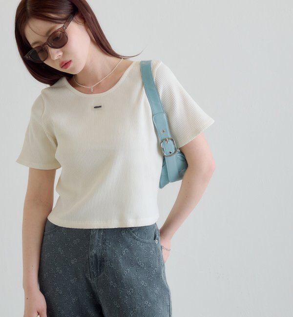  「【新色追加/6色展開】ラバータグTEE」|Tシャツ・カットソー|
