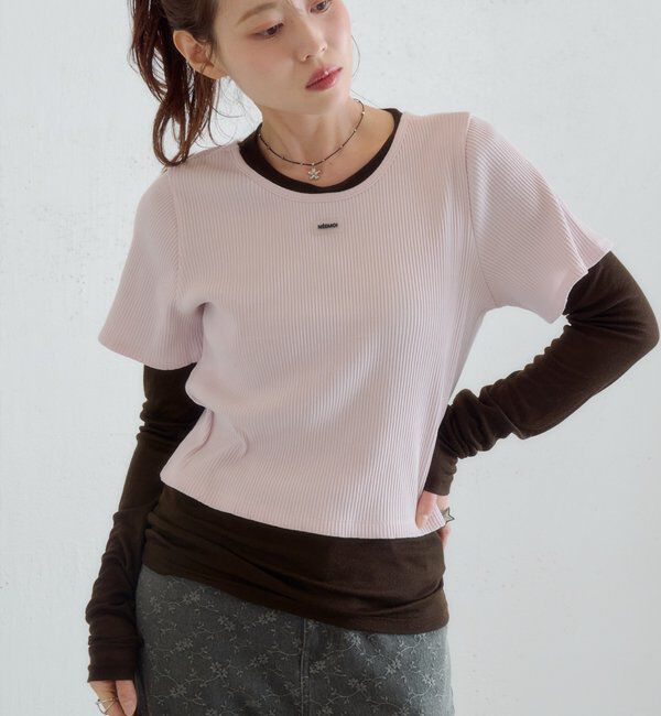  「【新色追加/6色展開】ラバータグTEE」|Tシャツ・カットソー|
