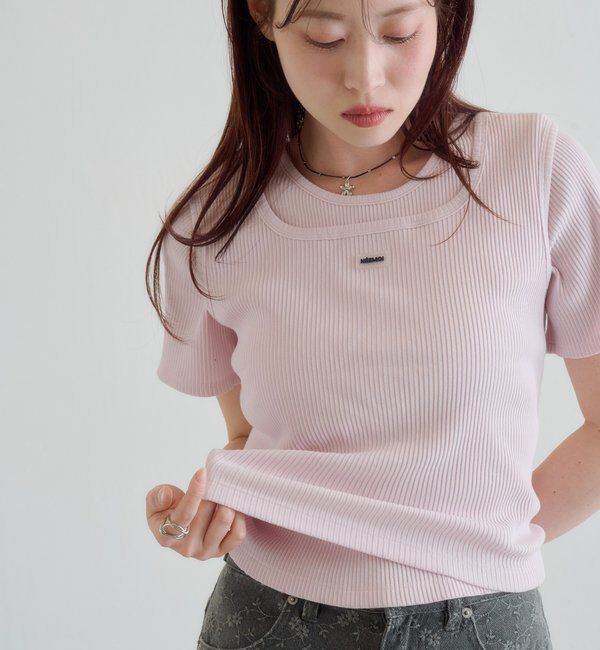 「【新色追加/6色展開】ラバータグTEE」|Tシャツ・カットソー|