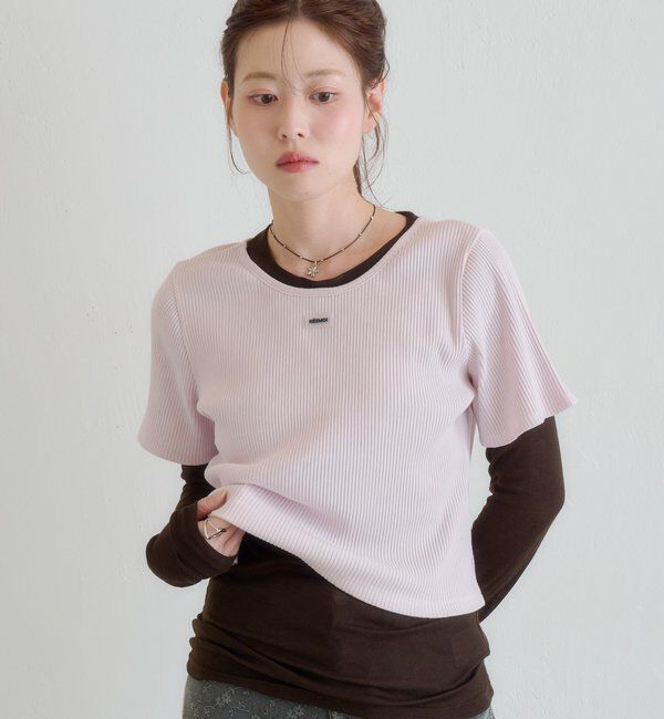  「【新色追加/6色展開】ラバータグTEE」|Tシャツ・カットソー|