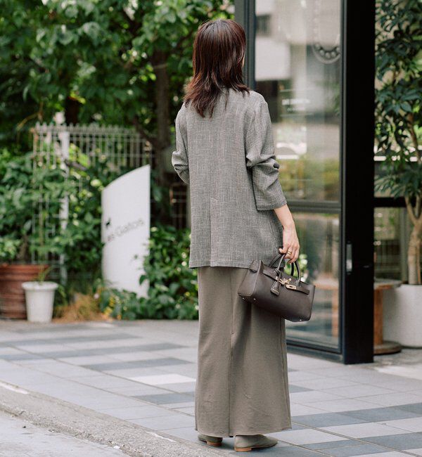  「【4サイズ展開】スウェットロングスカート」|スカート|