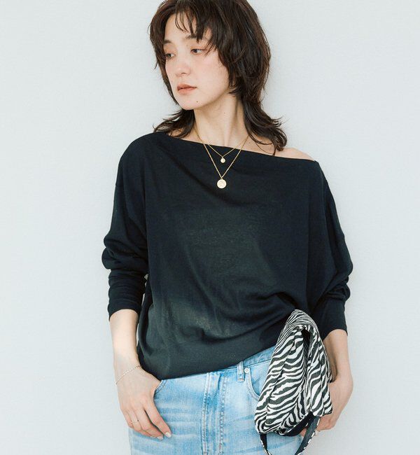  「【接触冷感/汗じみ防止】シアードルマンカットソー」|Tシャツ・カットソー|