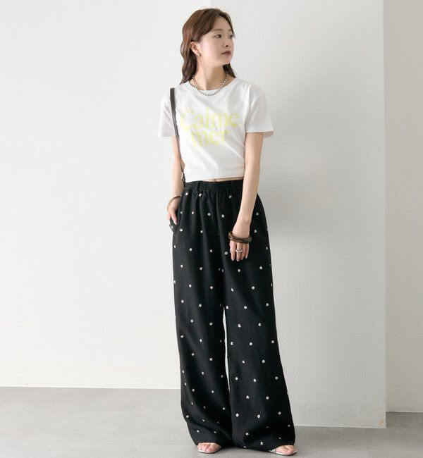  「【4色展開/短丈で使いやすい◎】カラーロゴチビTシャツ」|Tシャツ・カットソー|