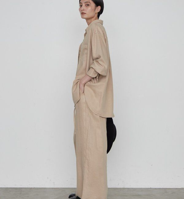  「《肌触り抜群/セットアップ可》リヨセルヴィンテージライクシャツ」|シャツ・ブラウス|
