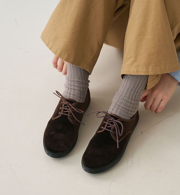 collex「【WEB限定】【ALBEROLA】ベロアレースアップシューズ【予約】」|その他|