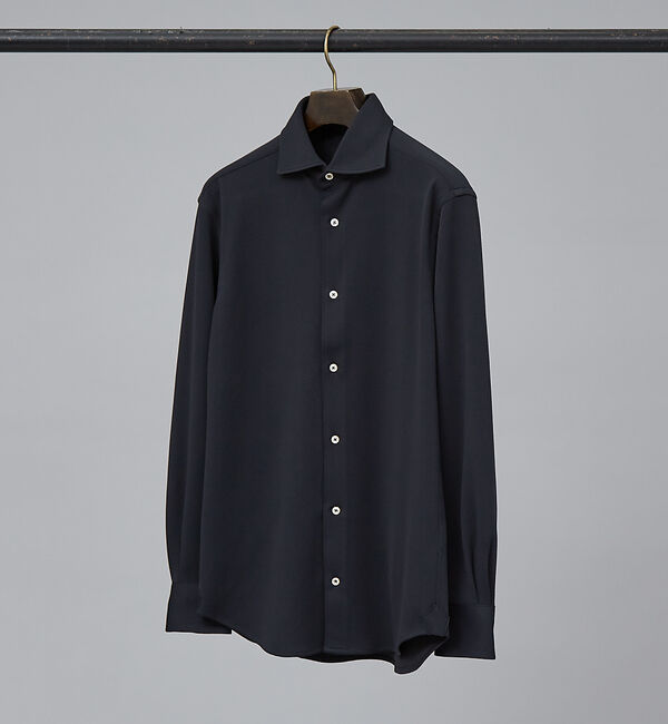 ABAHOUSE「【FLEX SHIRTS】COOLMAX EcoMade ダブルピケ ジャージシ」|シャツ・ブラウス|