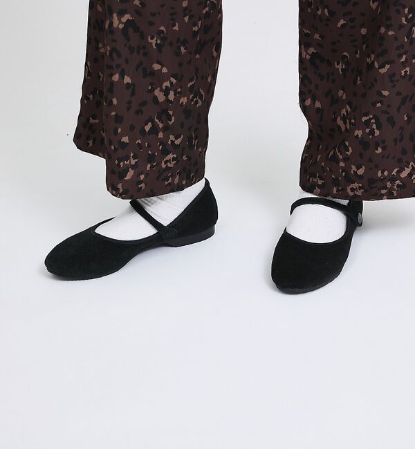 Rouge vif「【CROWN/クラウン】STRAP COURT JAZZ SUEDE/シューズ/」|バレエシューズ|