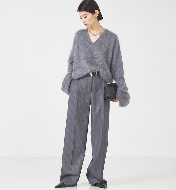 The Store by C' 「【COCUCA】ピンストライプタックパンツ」|スラックス|