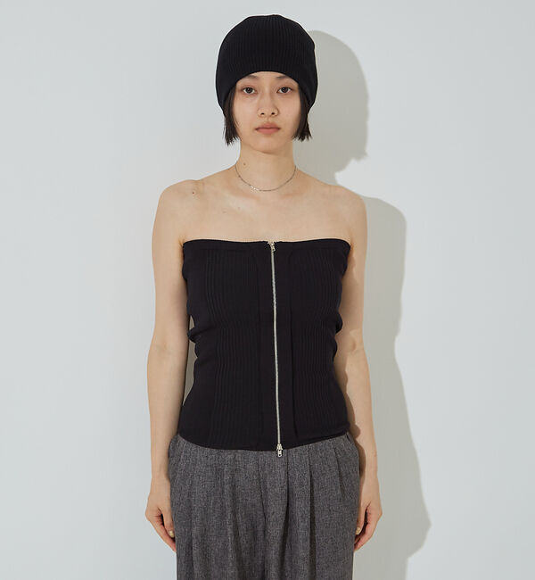 NOMINE「マルチWAY ニット ZIP ビスチエ」|その他|