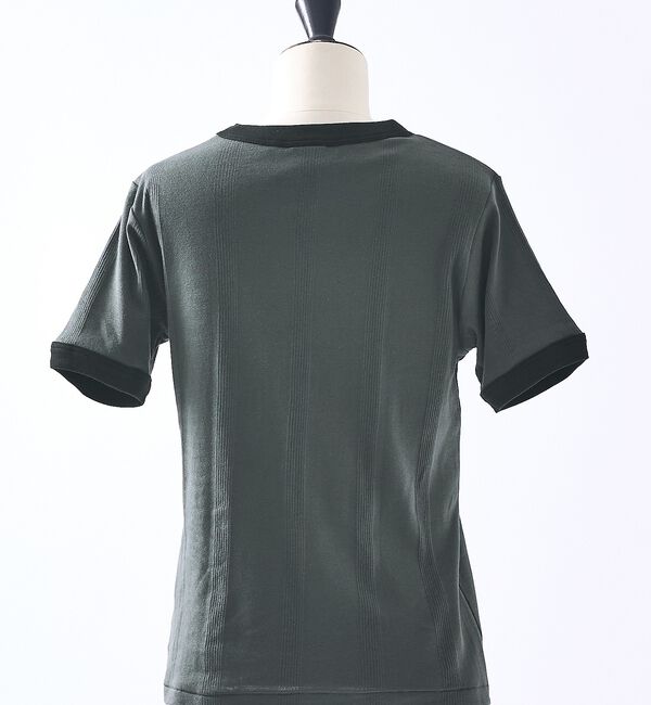 NOMINE「【Robert P. Miller】パネル リブ ハーフスリーブ/半袖 Tシャツ」|Tシャツ・カットソー|