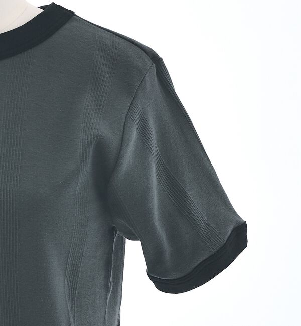 NOMINE「【Robert P. Miller】パネル リブ ハーフスリーブ/半袖 Tシャツ」|Tシャツ・カットソー|