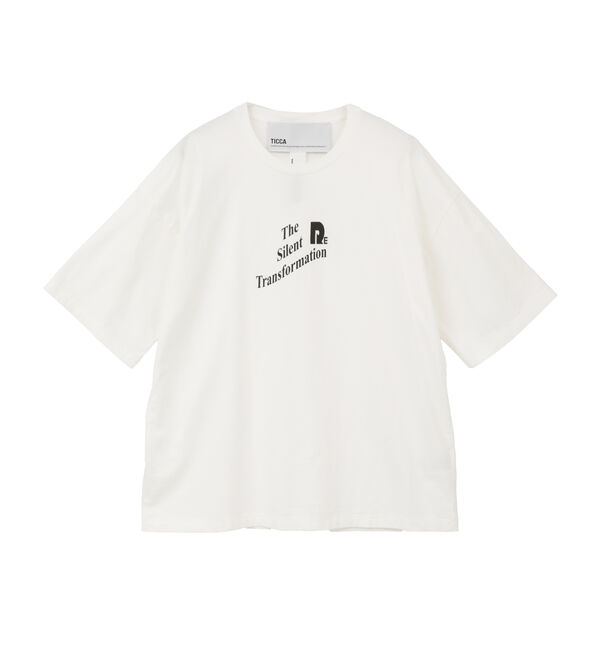Liesse「《別注》【TICCA/ティッカ】ロゴTシャツ」|Tシャツ・カットソー|ホワイト