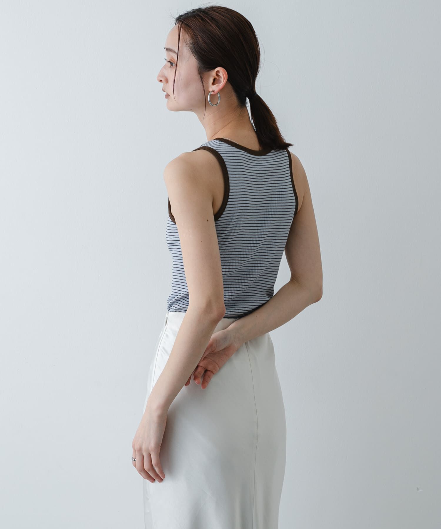 SENSE OF PLACE by URBAN RESEARCH「『別注』Healthknit&times;SENSE OF PLACE ボーダータンクトップ」|タンクトップ|
