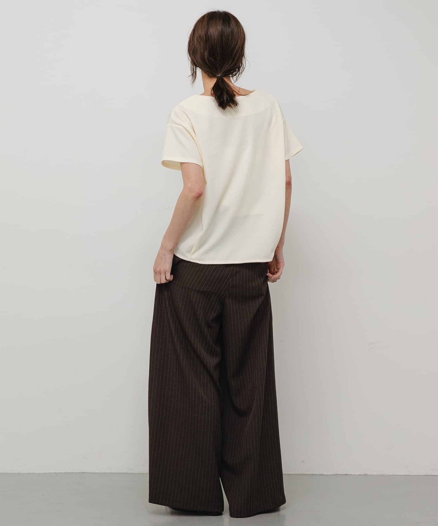 SENSE OF PLACE by URBAN RESEARCH「キーネックミラノリブTシャツ」|Tシャツ・カットソー|