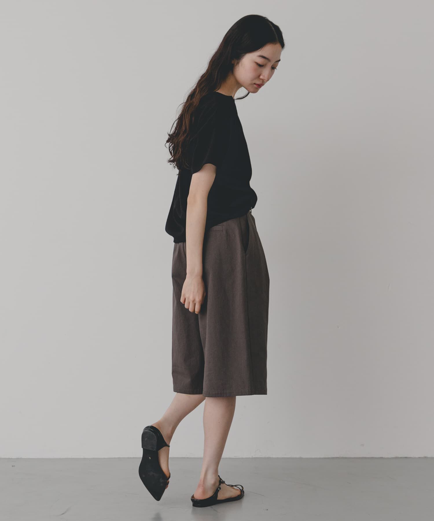 SENSE OF PLACE by URBAN RESEARCH「キーネックミラノリブTシャツ」|Tシャツ・カットソー|