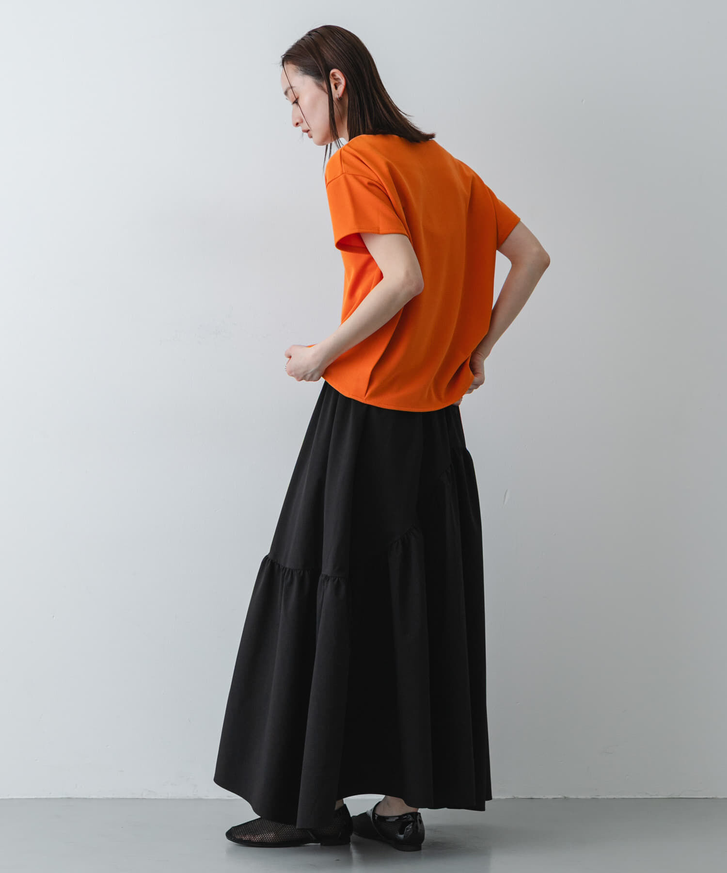 SENSE OF PLACE by URBAN RESEARCH「キーネックミラノリブTシャツ」|Tシャツ・カットソー|