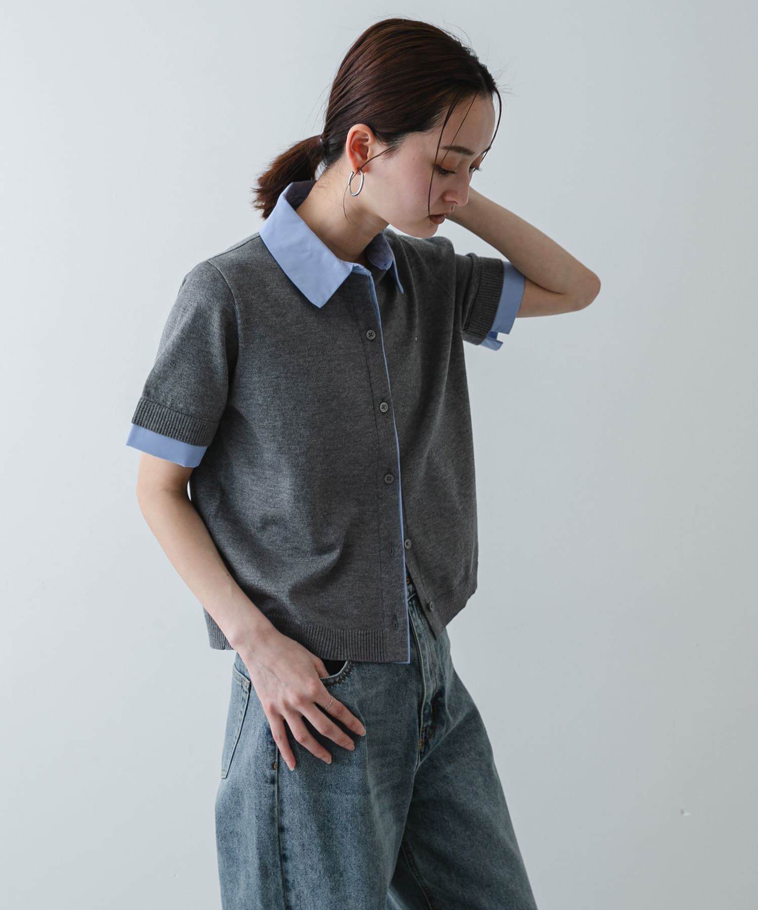 SENSE OF PLACE by URBAN RESEARCH「『洗濯可』シャツドッキングカーディガン」|カーディガン|