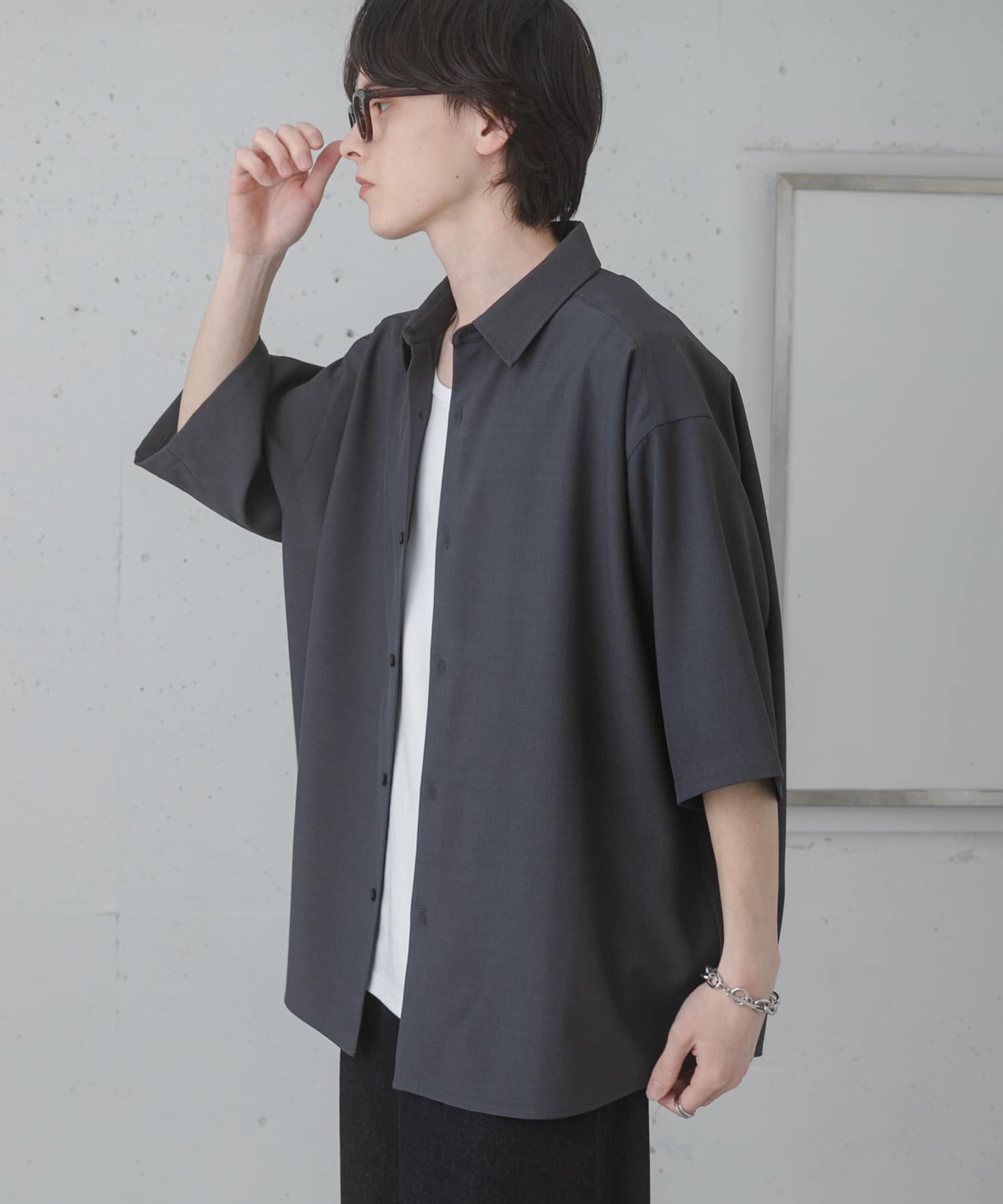 SENSE OF PLACE by URBAN RESEARCH「『ユニセックス』エクストラルーズショートスリーブシャツ」|シャツ・ブラウス|