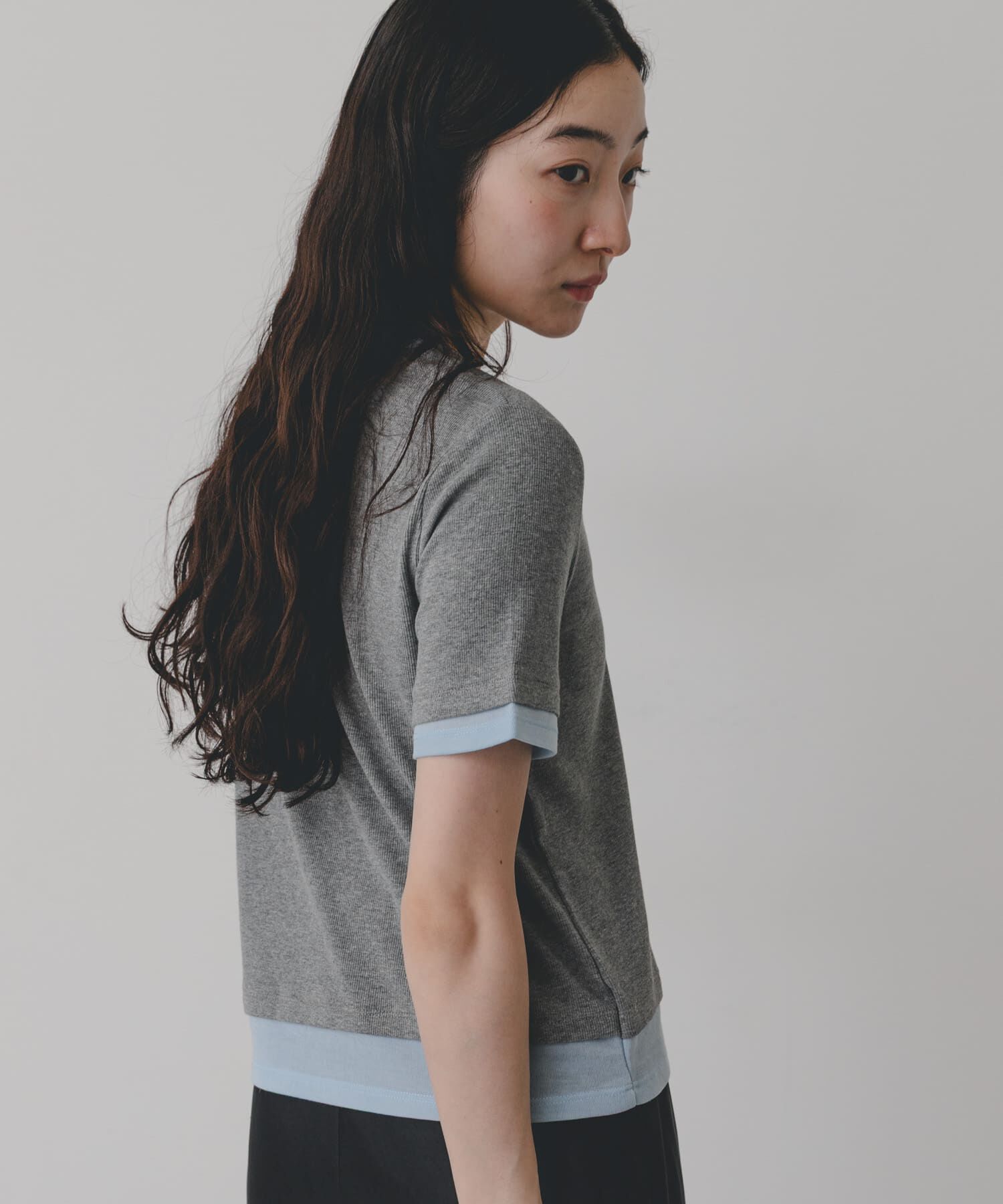 SENSE OF PLACE by URBAN RESEARCH「ヘンリーネックレイヤードトップ(半袖)」|Tシャツ・カットソー|
