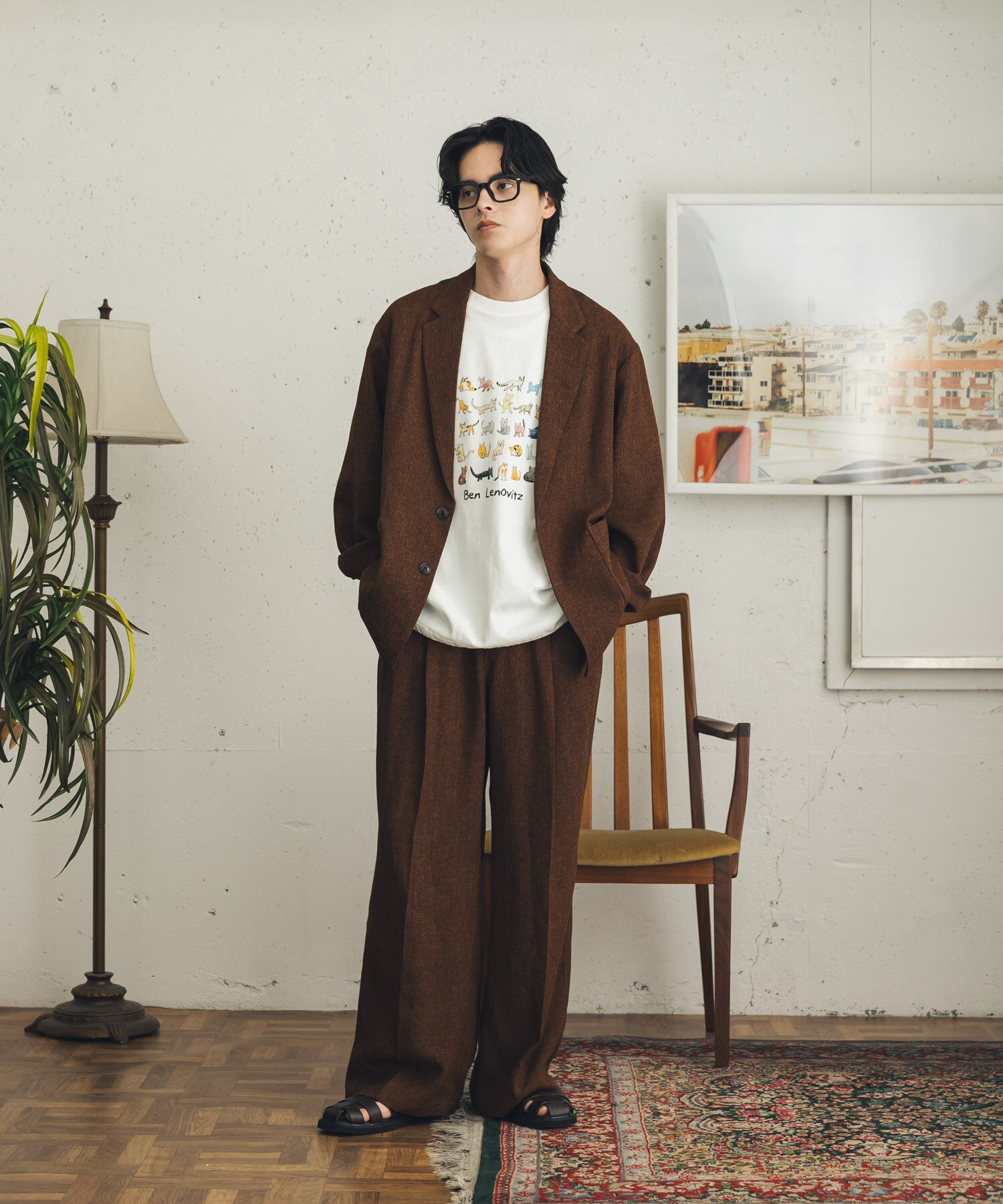 SENSE OF PLACE by URBAN RESEARCH「ライトツイードテーラードジャケット」|その他|
