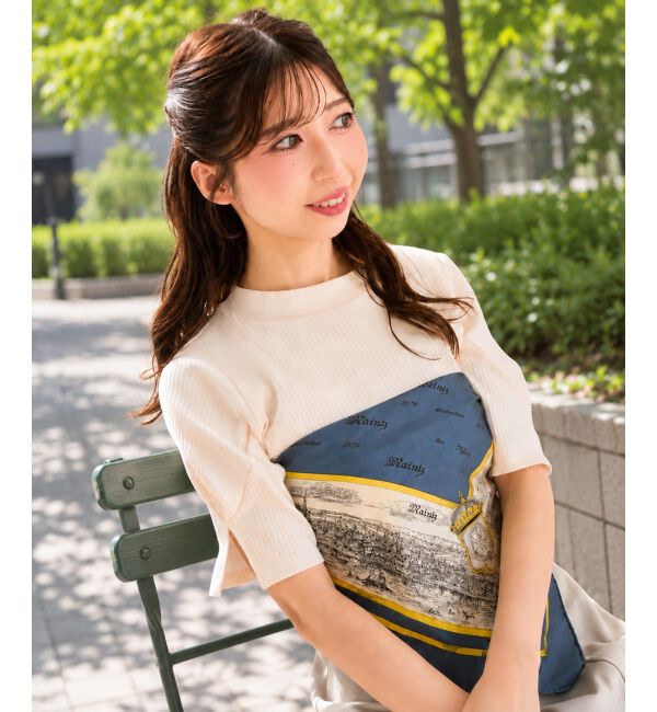  「タックスリーブトップス」|Tシャツ・カットソー|アイボリー