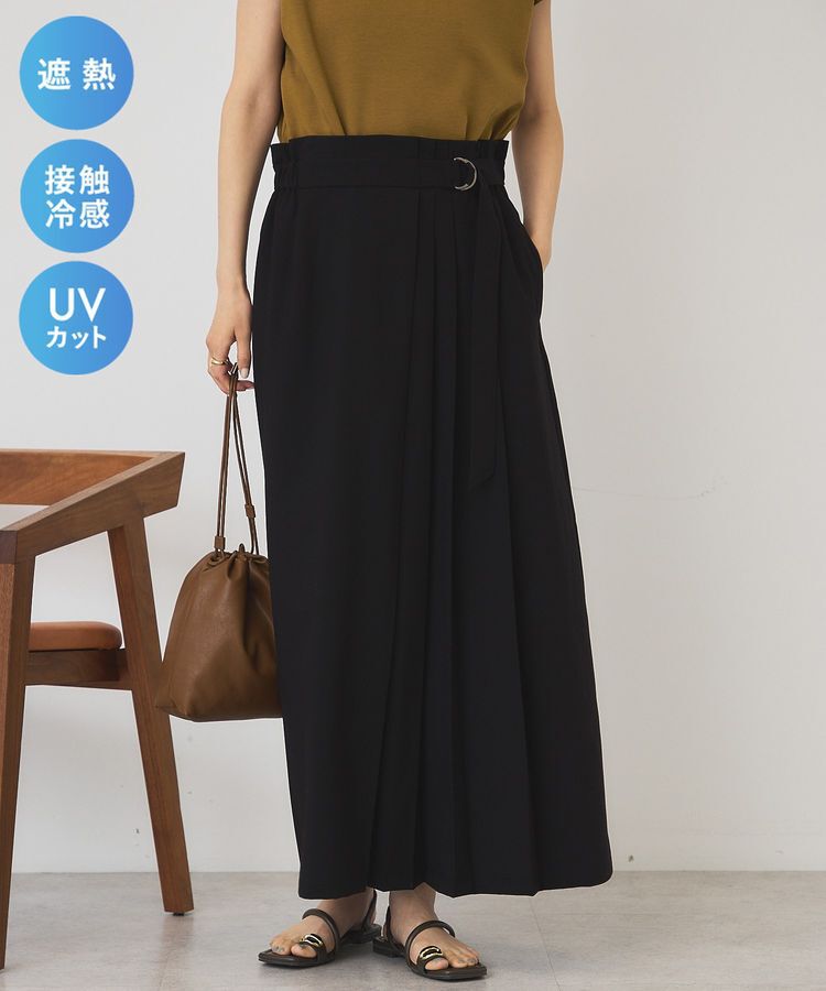 AMERICAN HOLIC「【マルチ機能】アシンメトリータックスカート」|スカート|Black