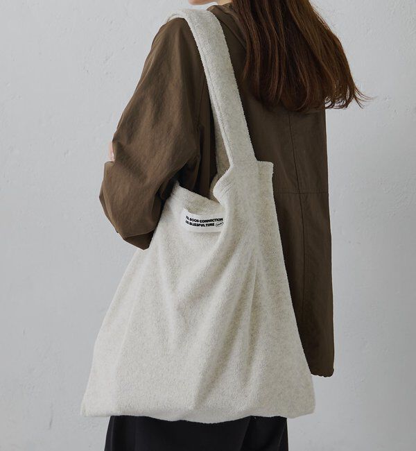  「【F&B】パイルBIGトートBAG」|ショルダー・メッセンジャー|