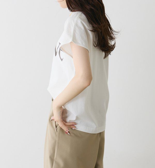  「オーガニックコットンフレンチスリーブThrive T」|Tシャツ・カットソー|