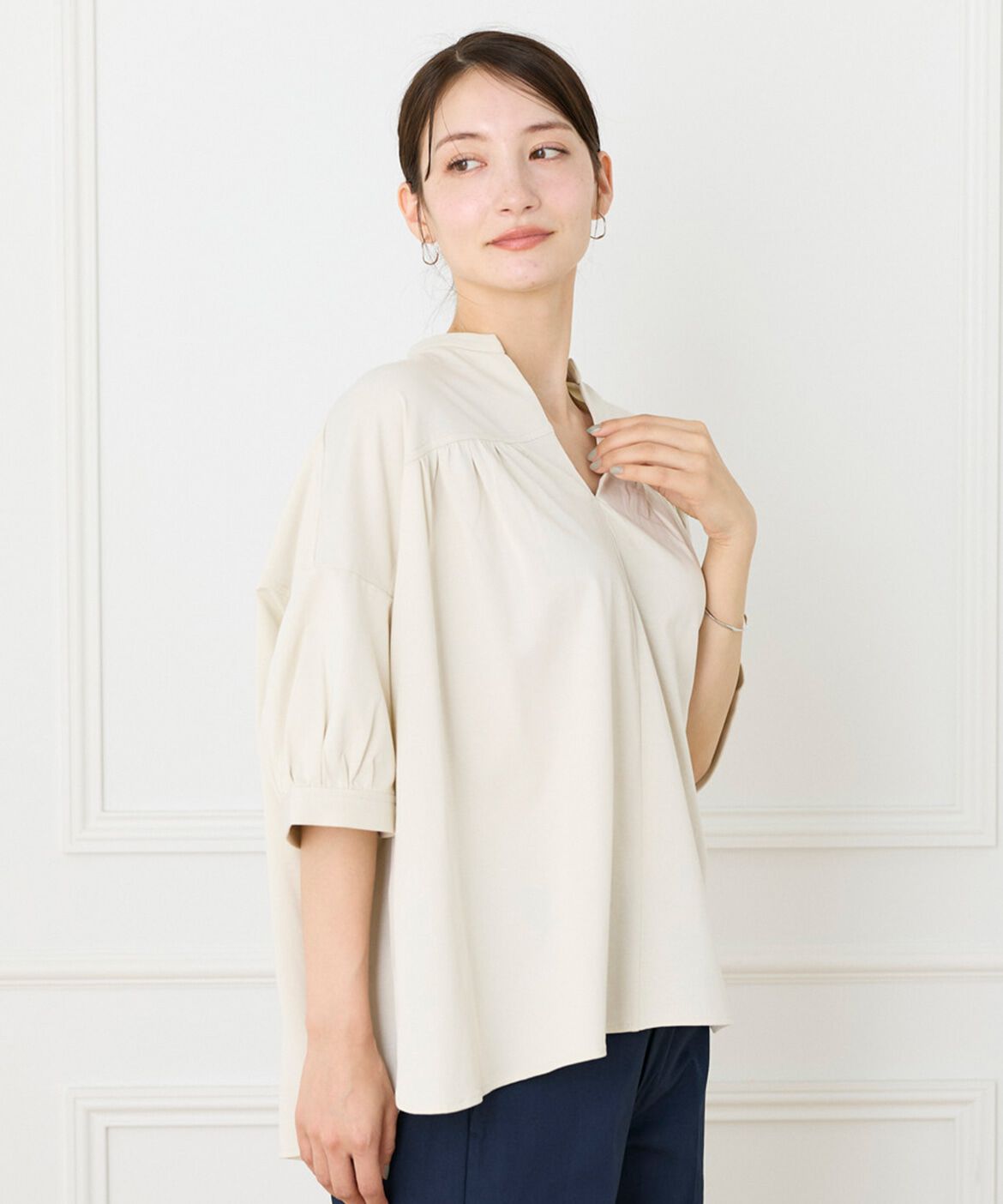 DAY by DAY it&rsquo;s international「ギャザーデザインプルオーバー」|Tシャツ・カットソー|