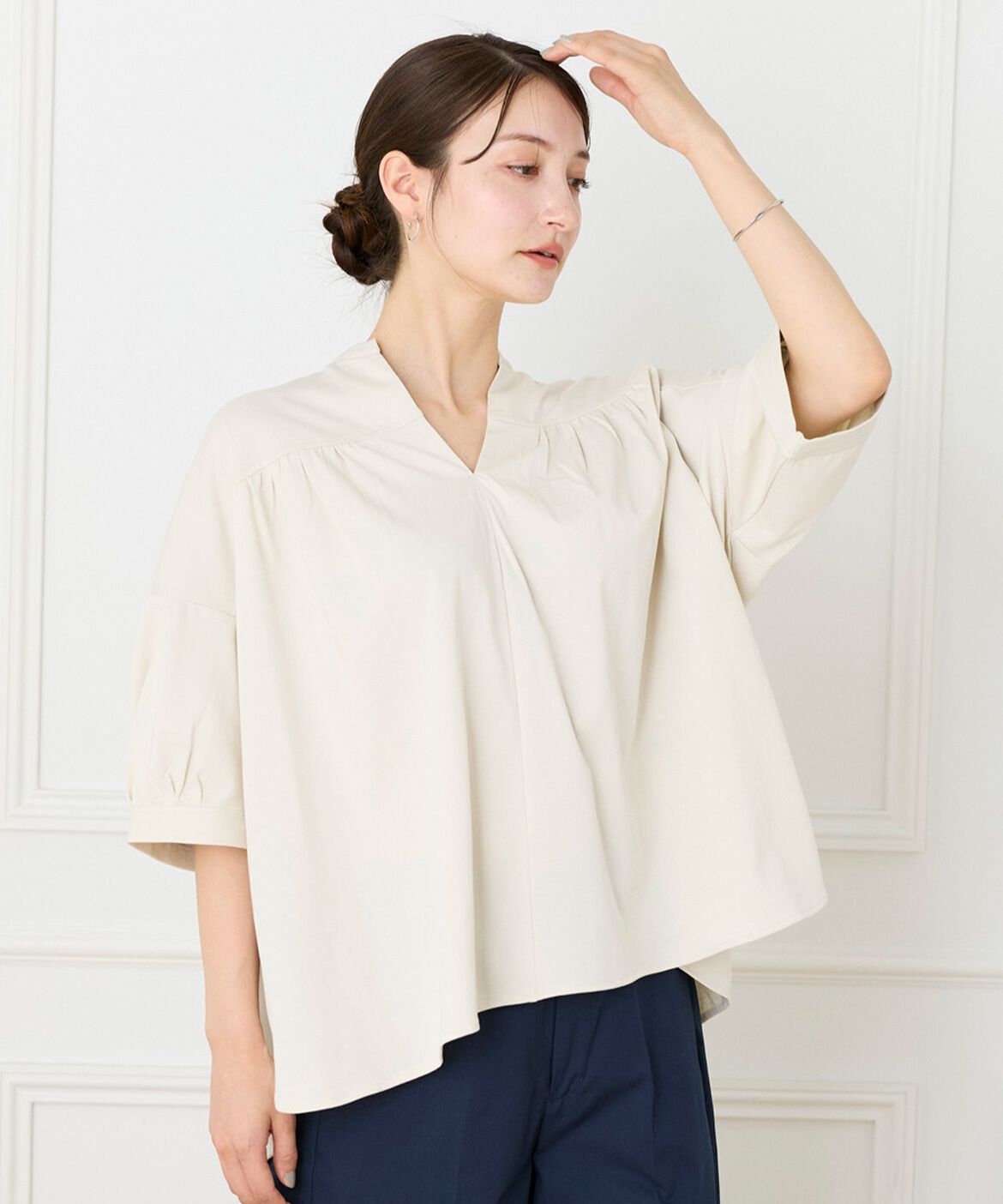 DAY by DAY it&rsquo;s international「ギャザーデザインプルオーバー」|Tシャツ・カットソー|