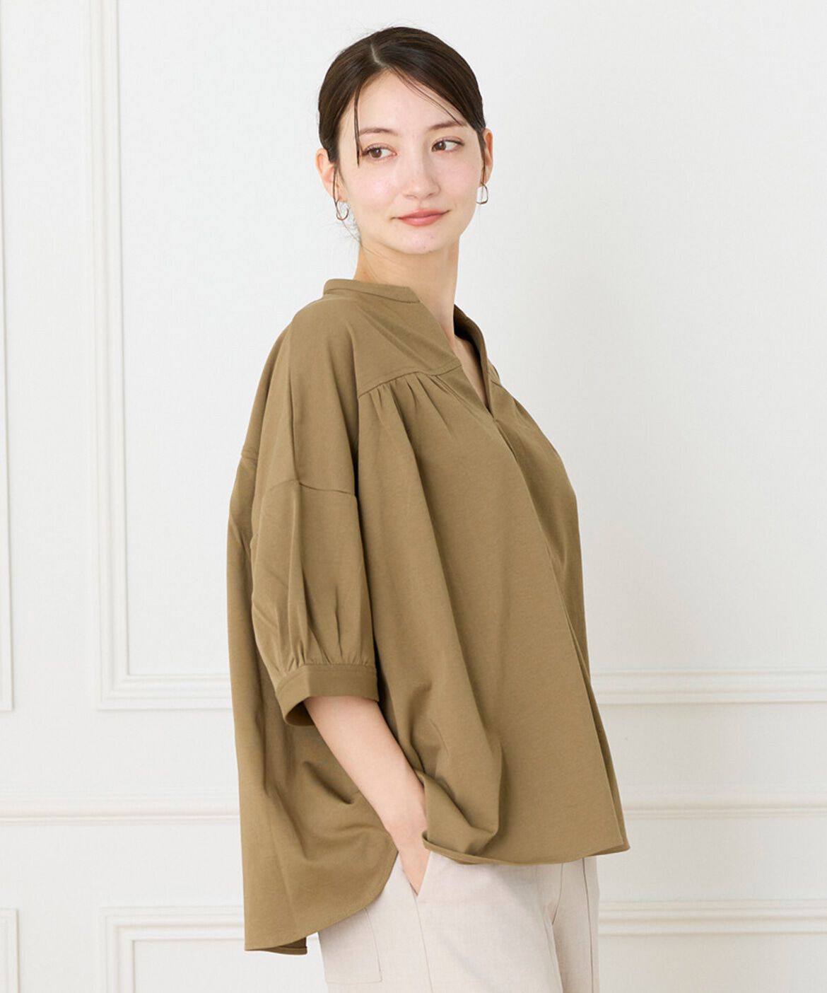 DAY by DAY it&rsquo;s international「ギャザーデザインプルオーバー」|Tシャツ・カットソー|
