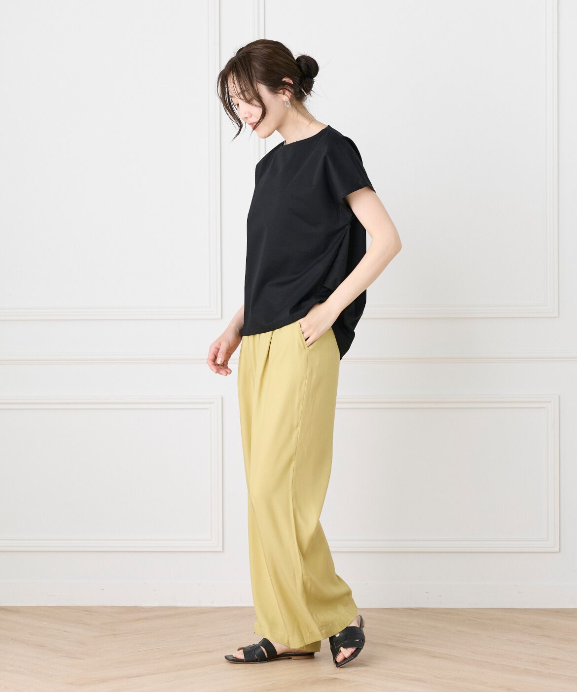 7-IDconcept.「《大きいサイズ》バックロングサイドタックプルオーバー《日本製》」|Tシャツ・カットソー|