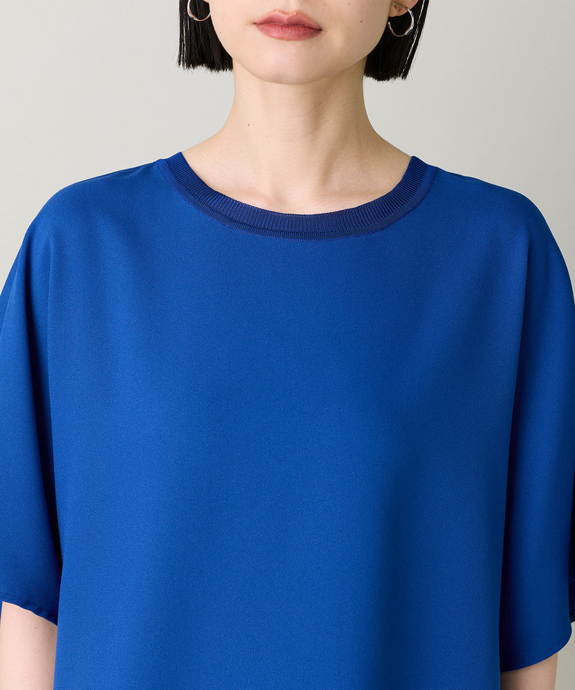 INED「ｼﾞｮｰｾﾞｯﾄﾄﾞﾙﾏﾝｽﾘｰﾌﾞｶｯﾄｿｰ《接触冷感･吸水速乾 」|Tシャツ・カットソー|