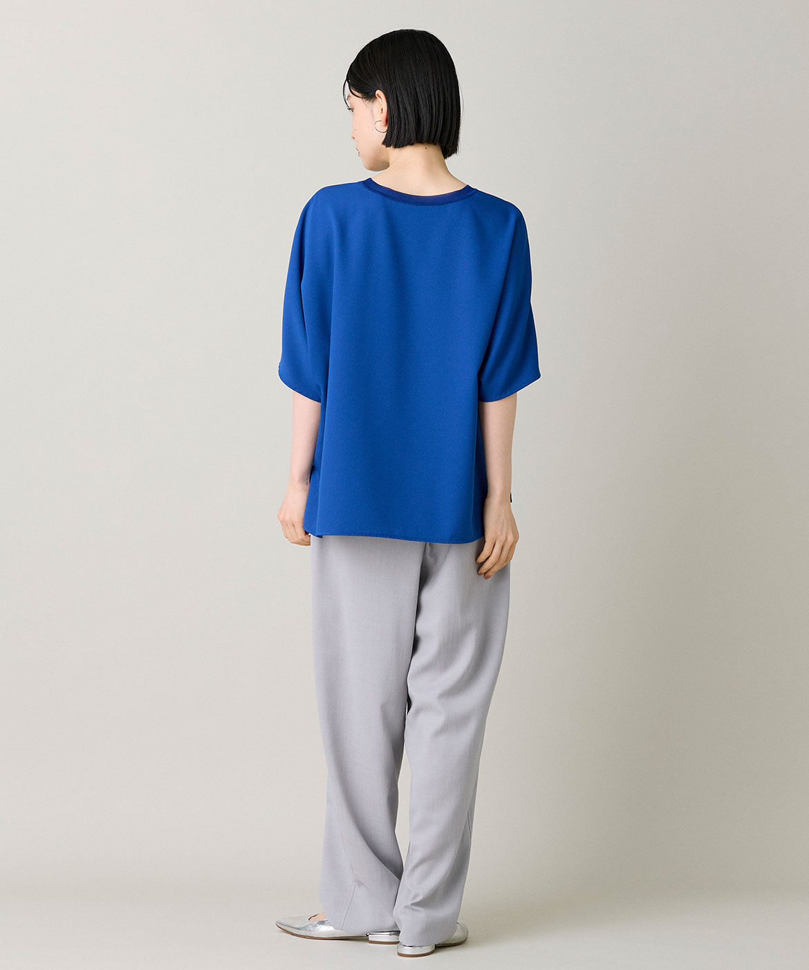 INED「ｼﾞｮｰｾﾞｯﾄﾄﾞﾙﾏﾝｽﾘｰﾌﾞｶｯﾄｿｰ《接触冷感･吸水速乾 」|Tシャツ・カットソー|