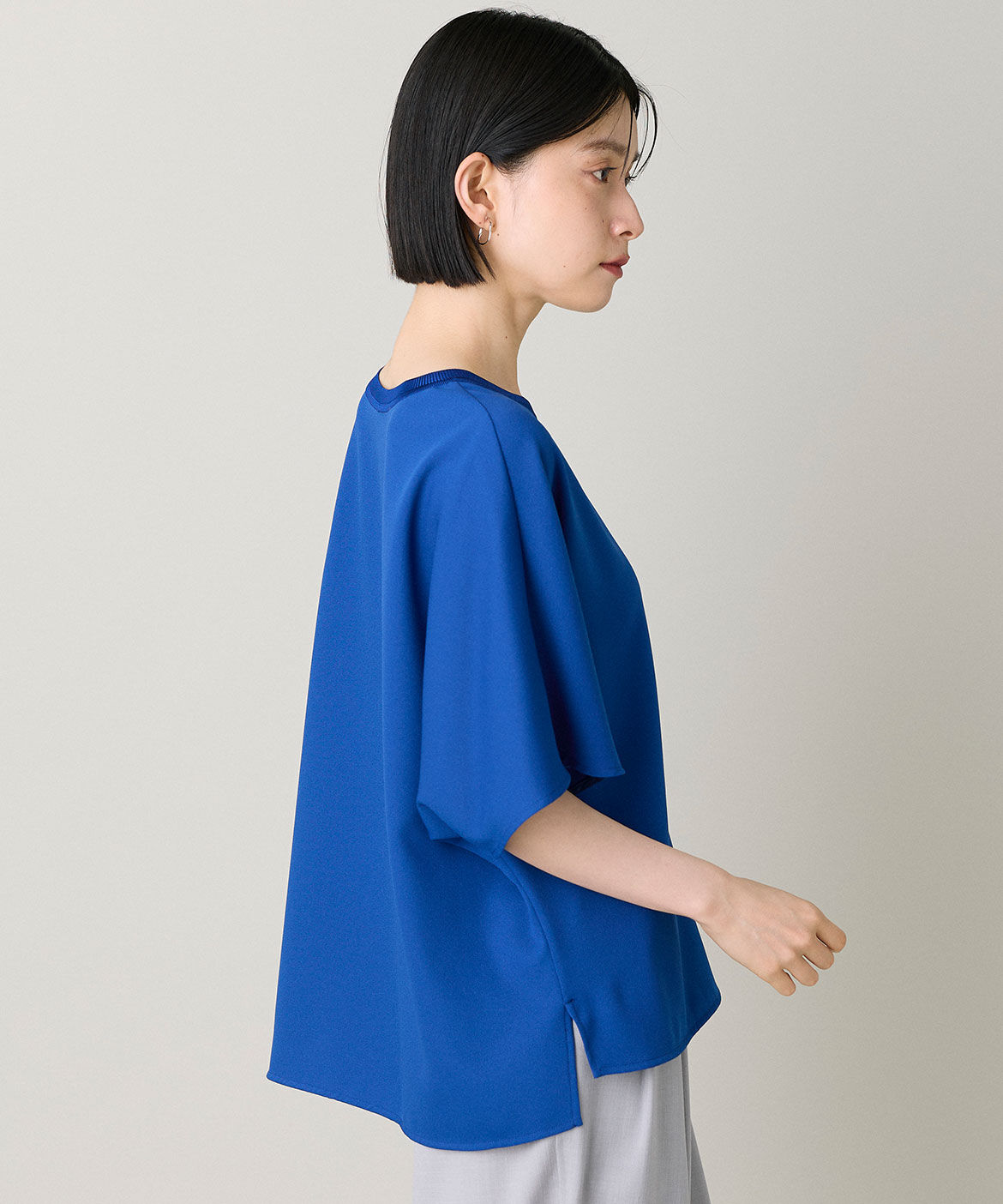 INED「ｼﾞｮｰｾﾞｯﾄﾄﾞﾙﾏﾝｽﾘｰﾌﾞｶｯﾄｿｰ《接触冷感･吸水速乾 」|Tシャツ・カットソー|