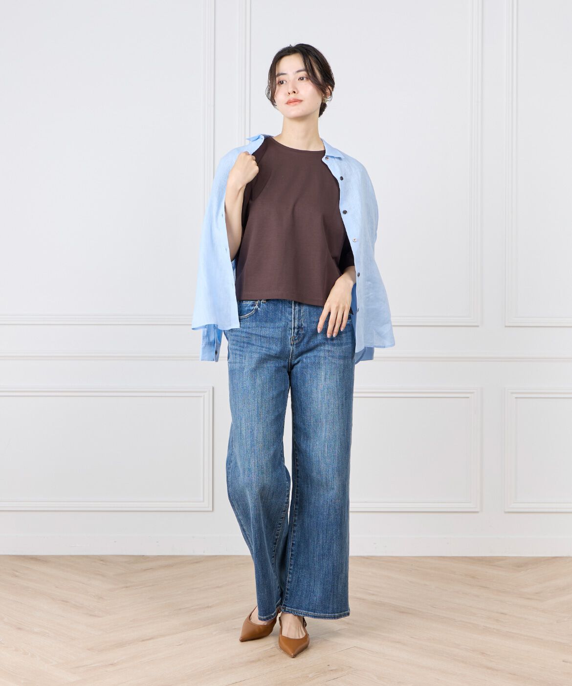 7-IDconcept.「5分袖Tシャツ《UVカット》《接触冷感》」|Tシャツ・カットソー|
