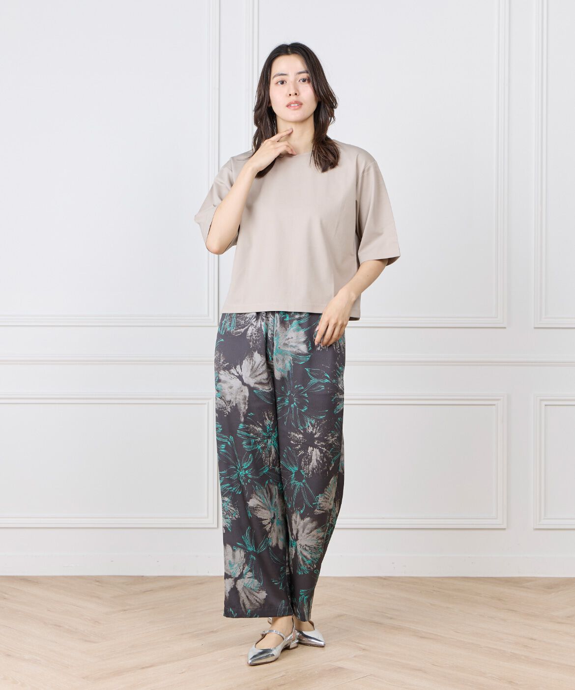 7-IDconcept.「《大きいサイズ》 5分袖Tシャツ《UVカット》《接触冷感》」|Tシャツ・カットソー|