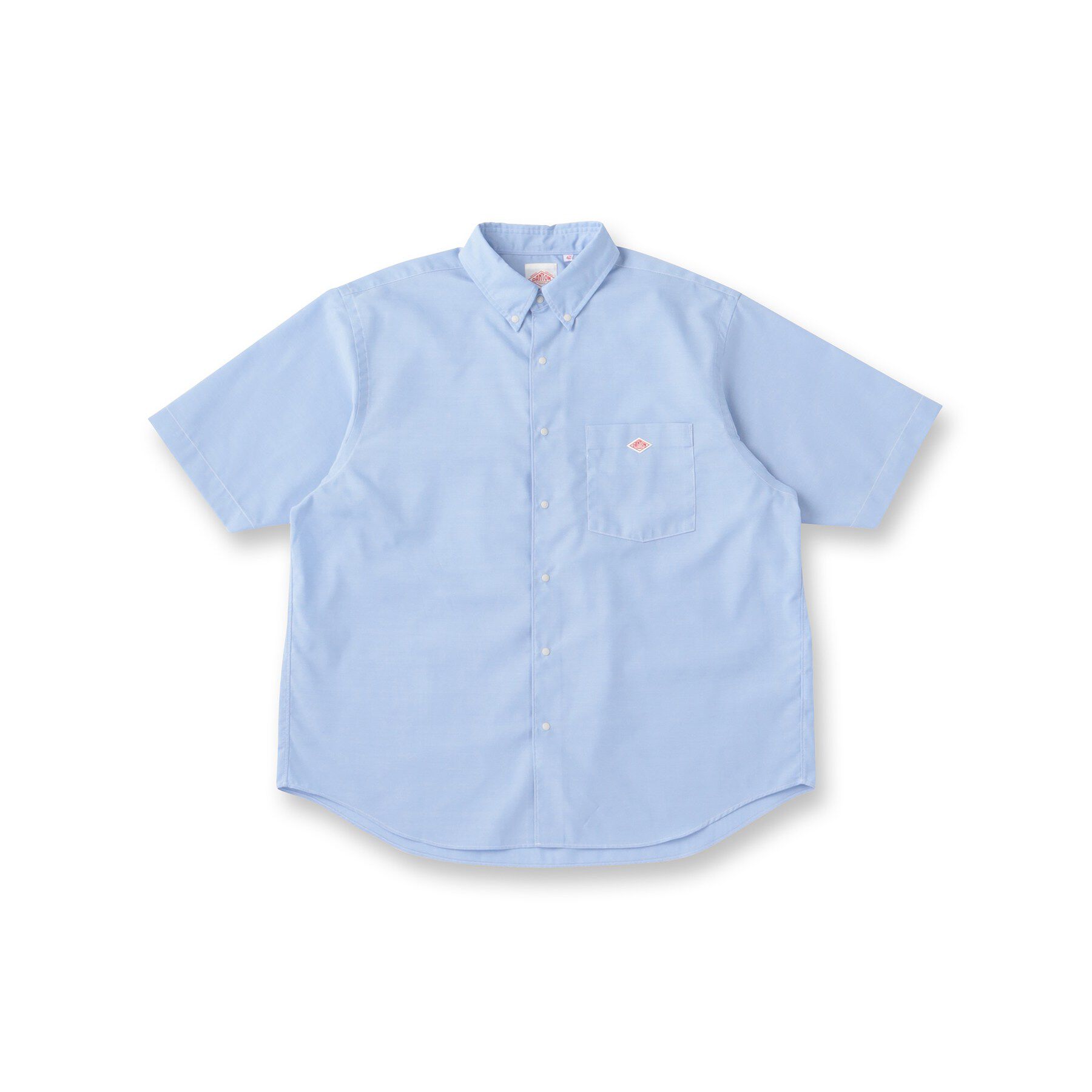 DRESSTERIOR「DANTON（ダントン）ドットボタン ボタンダウンシャツ ショートスリーブ」|シャツ・ブラウス|