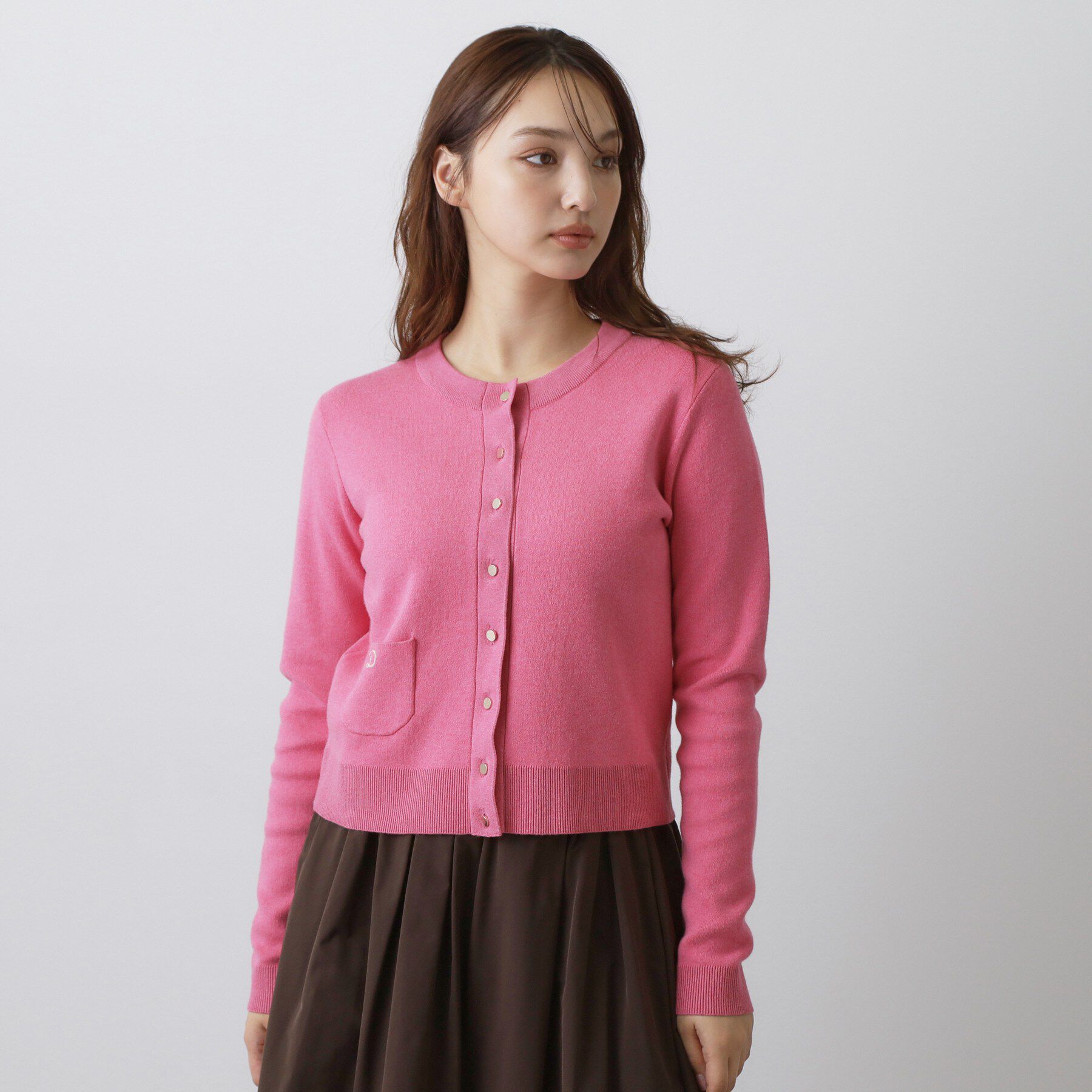 DRESSTERIOR「ウォッシャブルコットンカシミヤ混カーディガン」|カーディガン|