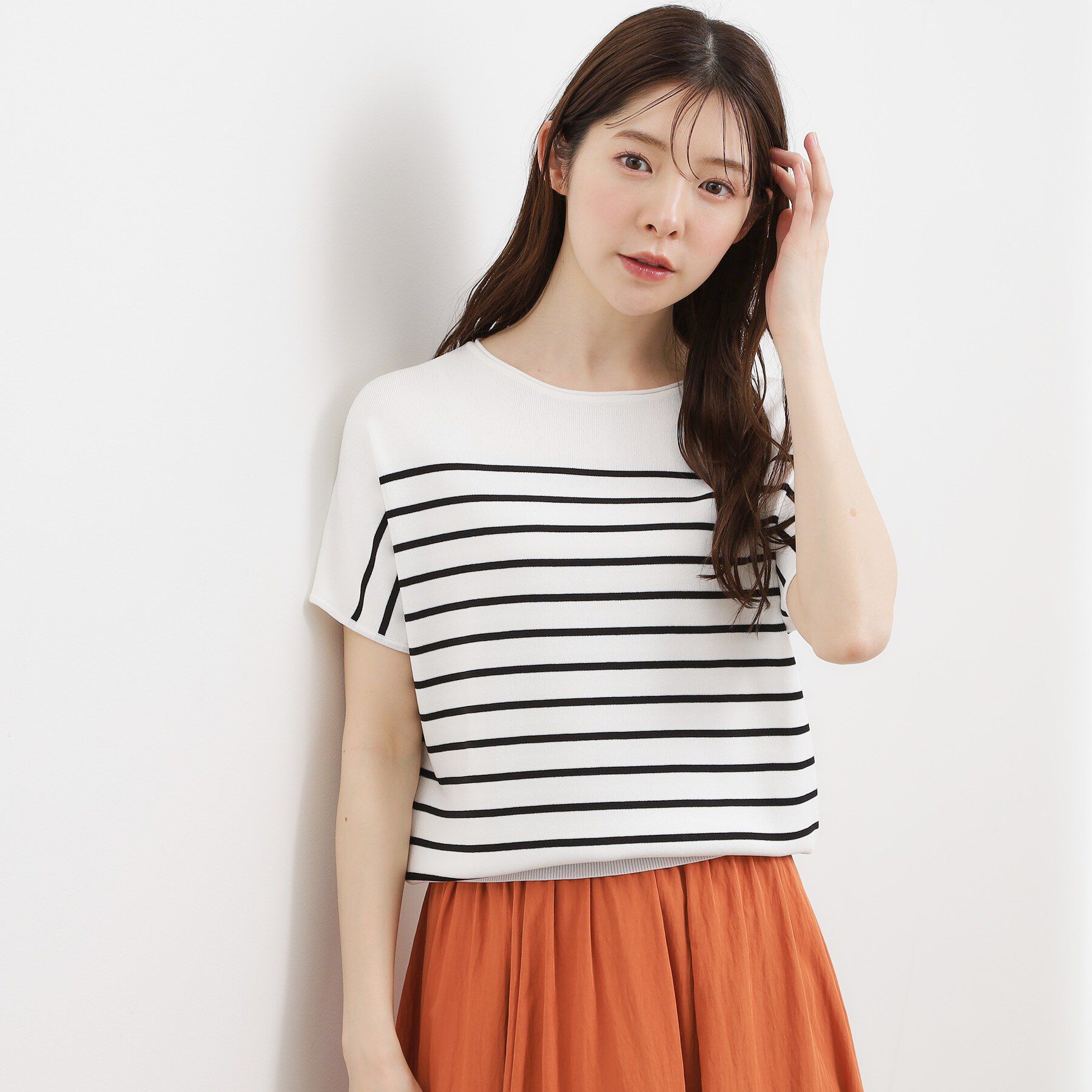 grove「【シリーズ累計36万枚！名品ニット】やわらかドライタッチ ドルマンニット」|ニット・セーター|