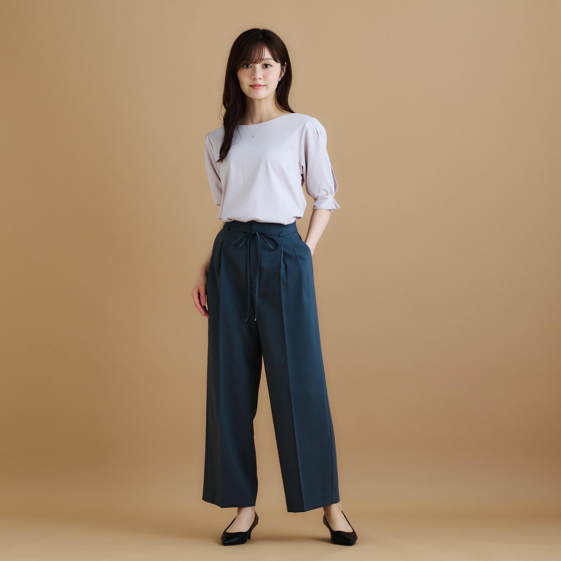 index「ストレッチ2タックワイドパンツ【洗濯機洗い可／接触冷感／吸水速乾】」|その他|