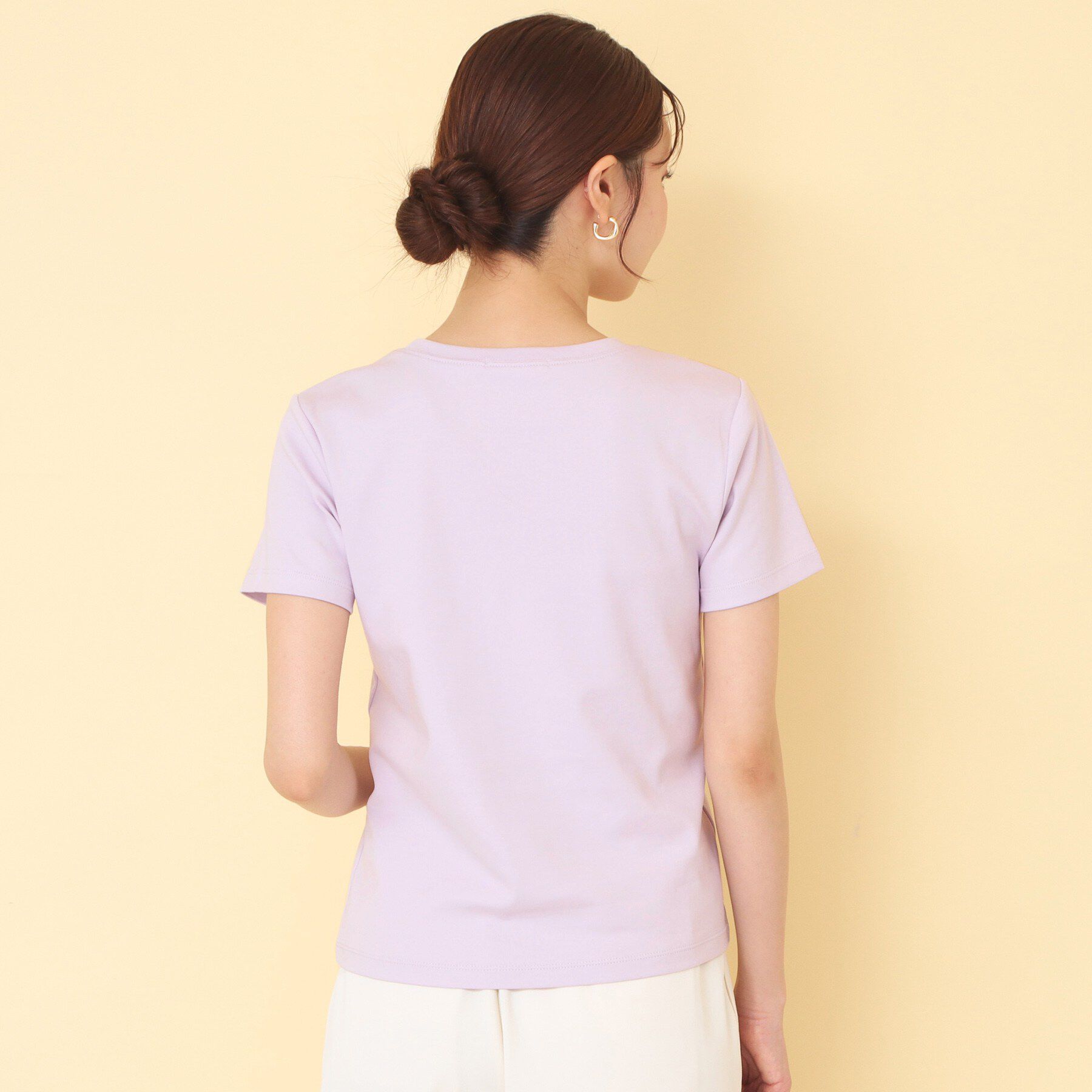index「【接触冷感/UVケア】リボンテープロゴTシャツ《洗濯機OK》」|Tシャツ・カットソー|