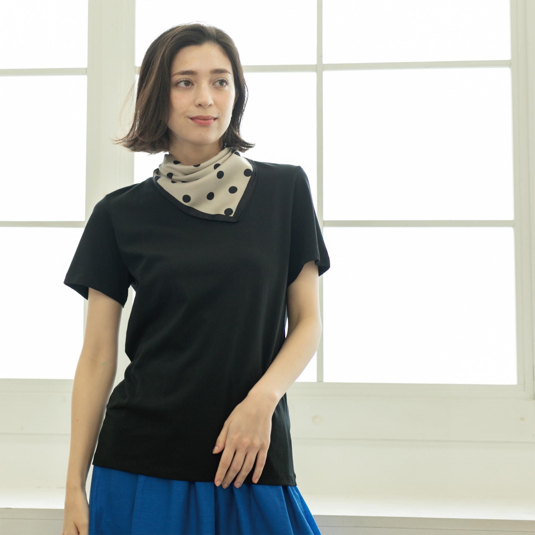OPAQUE.CLIP「《5色展開》ベーシックTシャツ【洗濯機洗い可／UV／接触冷感】」|Tシャツ・カットソー|