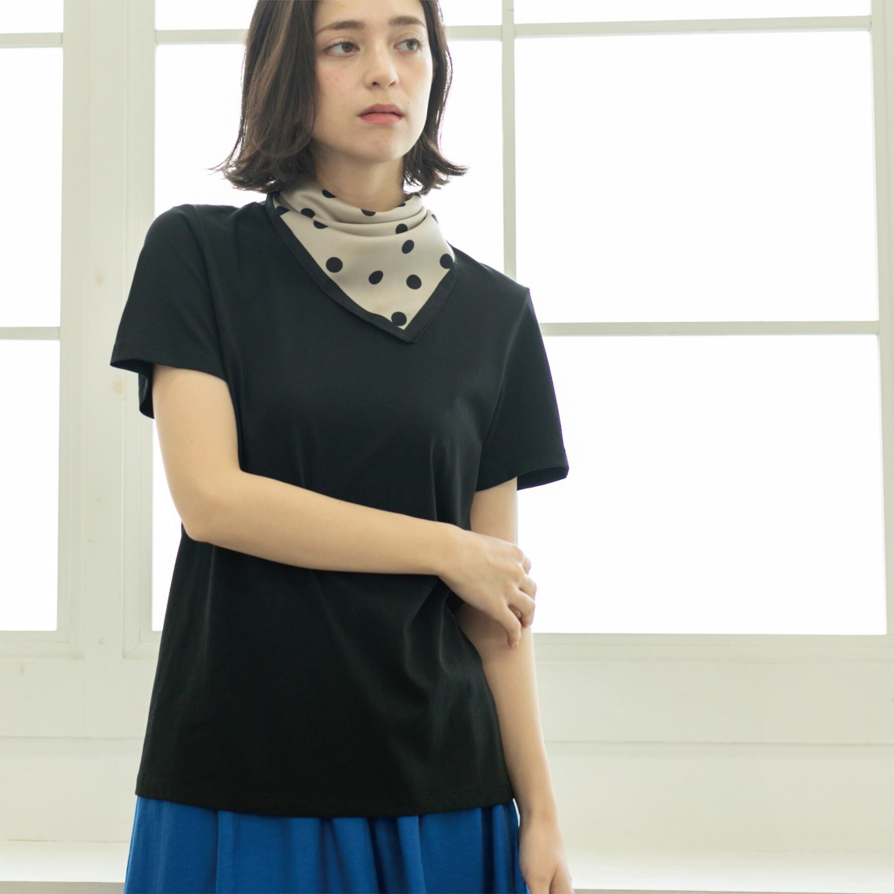 OPAQUE.CLIP「《5色展開》ベーシックTシャツ【洗濯機洗い可／UV／接触冷感】」|Tシャツ・カットソー|