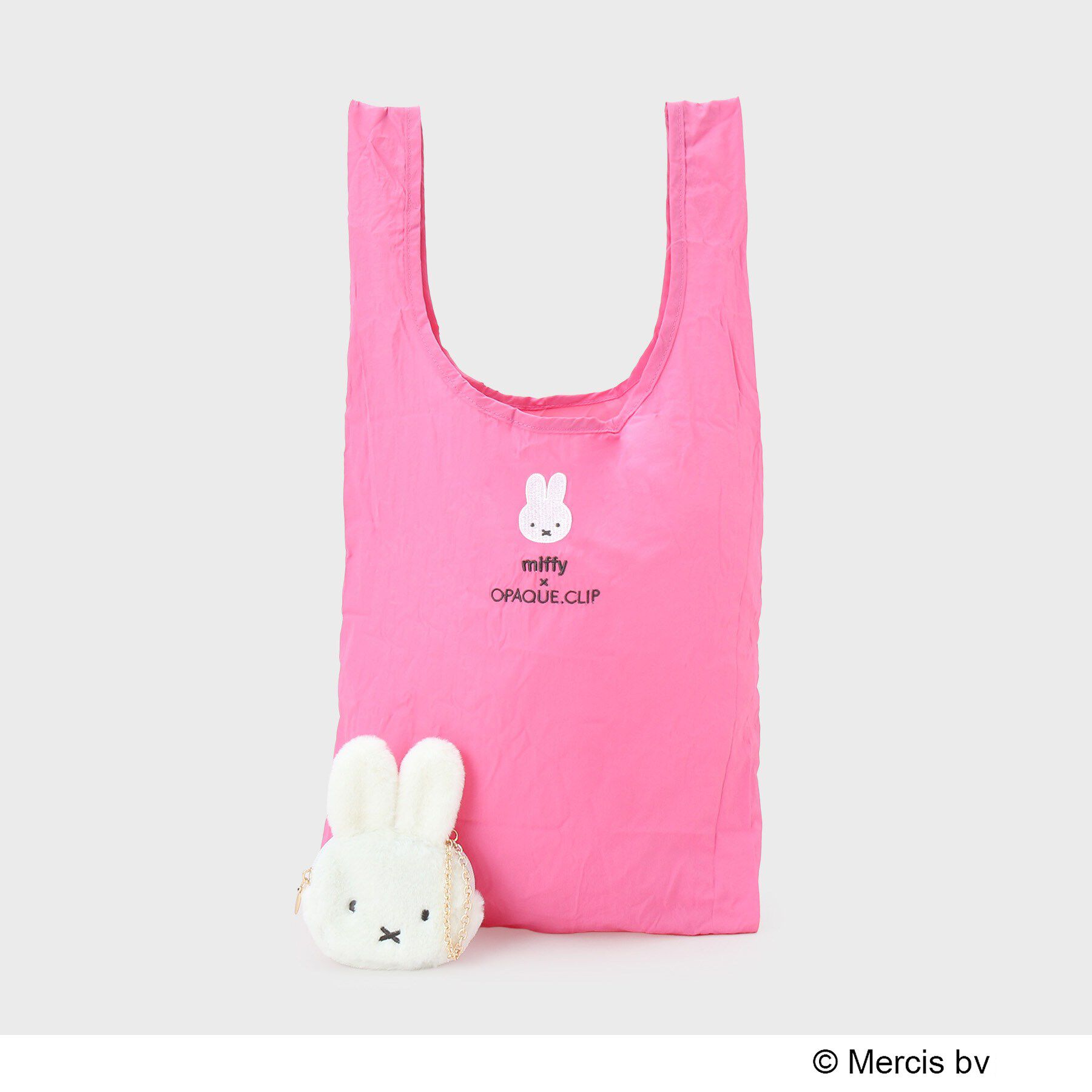 OPAQUE.CLIP「◆【miffy】エコバッグ入りフェイスチャーム」|エコバッグ|