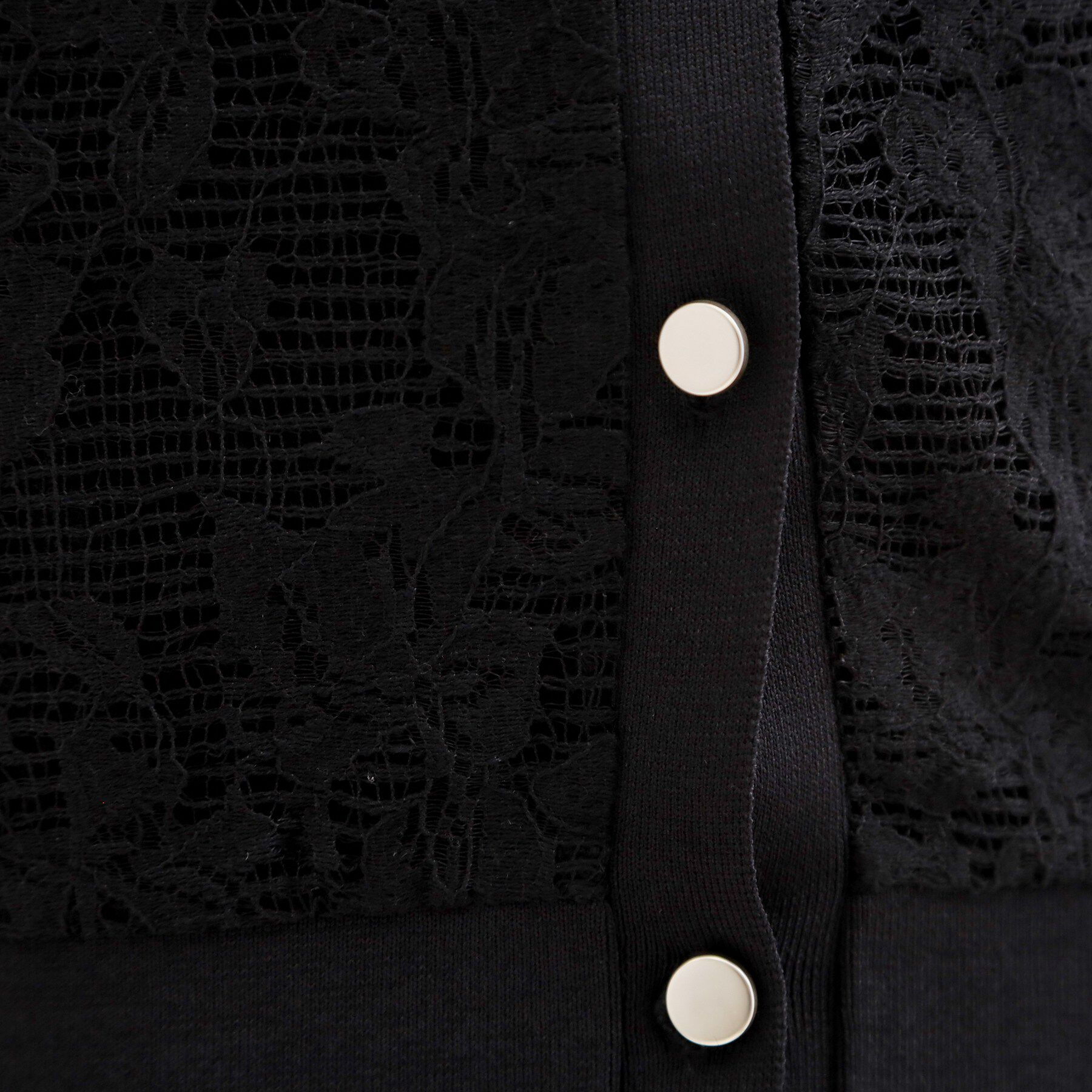 Couture broach「【洗える】フラワーレース カーディガン」|カーディガン|