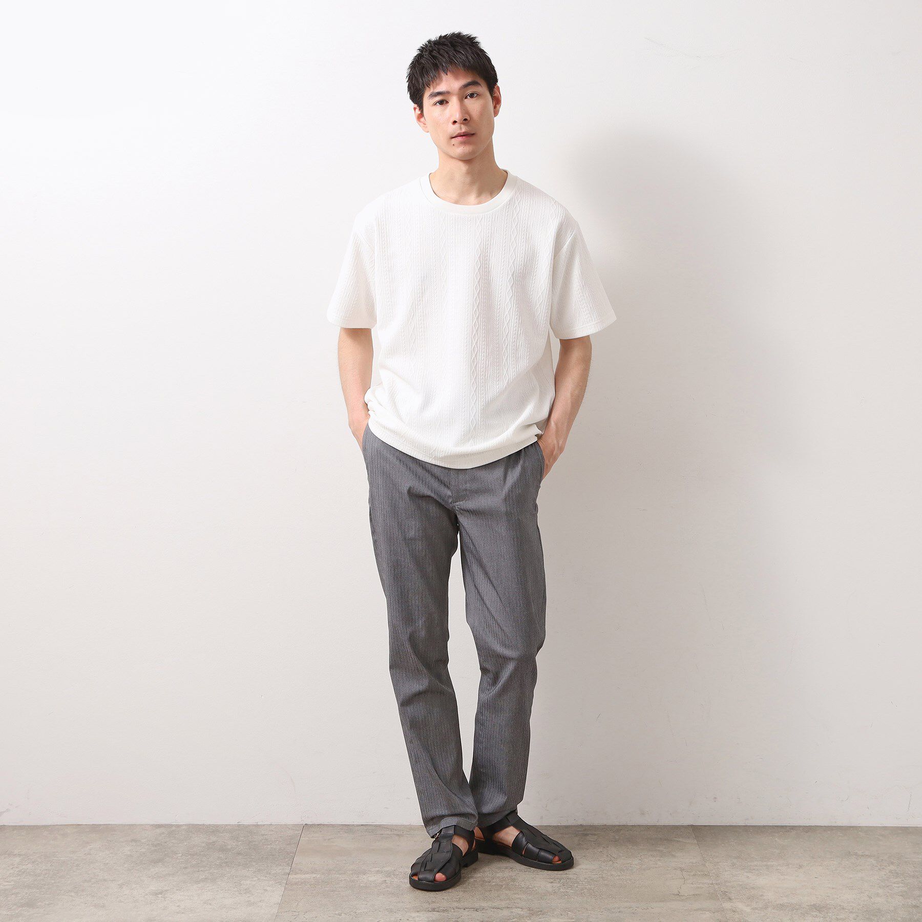 THE SHOP TK「ライトフクレジャカード 半袖Tシャツ 洗濯機OK」|Tシャツ・カットソー|