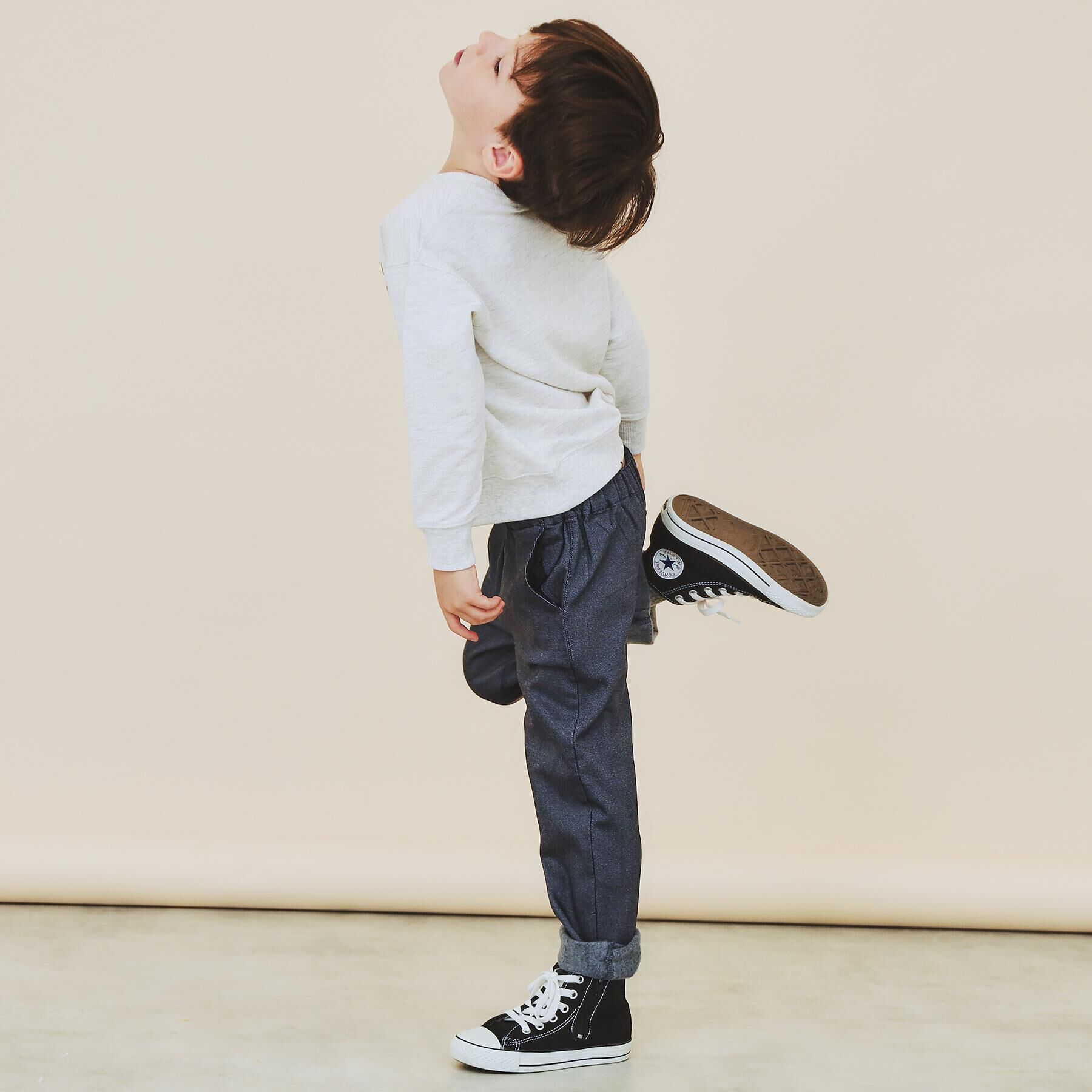 THE SHOP TK「【110－160/3柄&times;2色】ミニ裏毛ロゴプルオーバー」|その他|