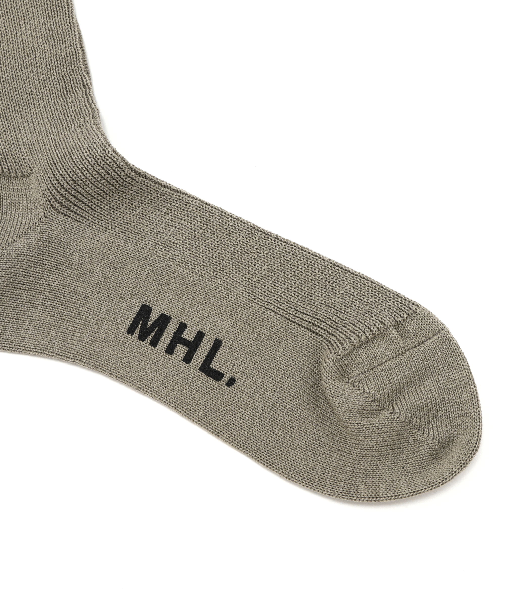 MHL.「WOMEN FINE COTTON RIB SOCKS」|ソックス|