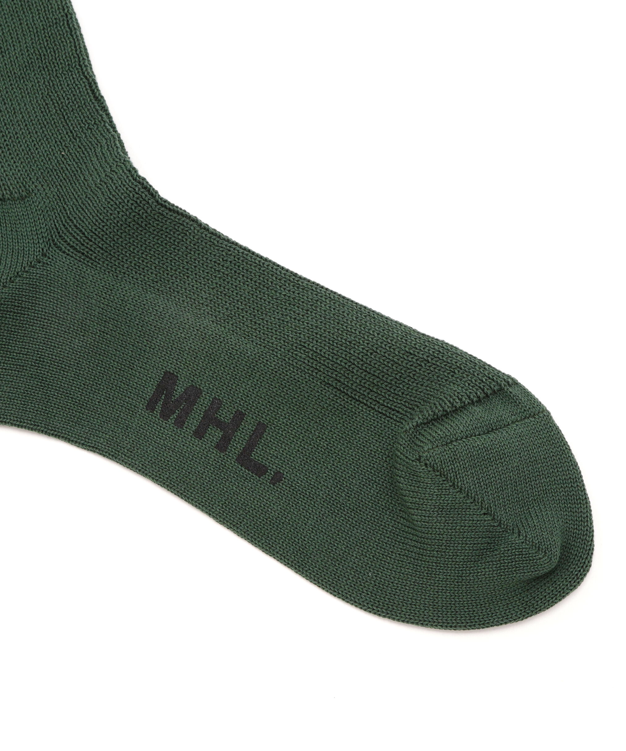 MHL.「WOMEN FINE COTTON RIB SOCKS」|ソックス|